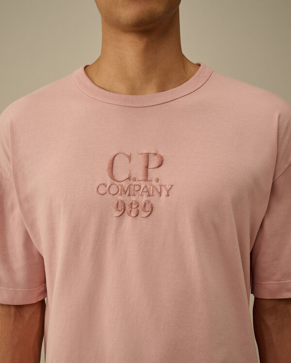 C.p. Company 20/1 Jersey Boxy Logo T-Shirt MISTY ROSE - PINK
