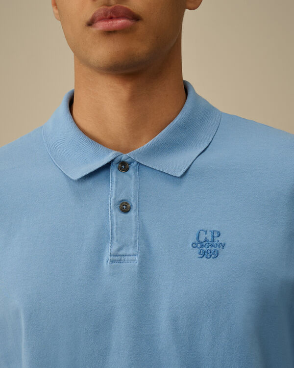 C.p. Company 20/1 Jersey Boxy Polo PACIFIC COAST - LIGHT-BLUE