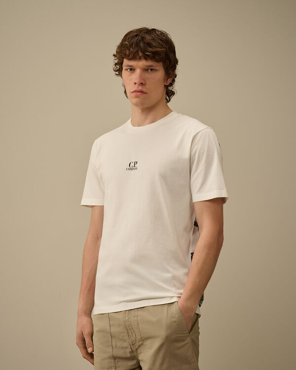 C.p. Company 24/1 Jersey Artwork Logo T-Shirt GAUZE WHITE