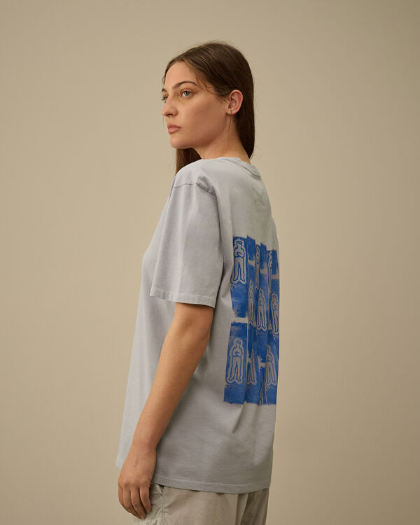 C.p. Company 24/1 Jersey Front And Back Logo T-Shirt LAVANDER VIOLET