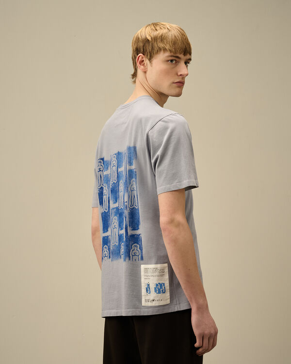 C.p. Company 24/1 Jersey Front And Back Logo T-Shirt LAVANDER VIOLET