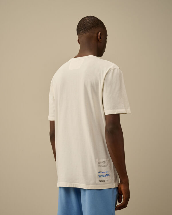 C.p. Company 24/1 Jersey Horizontal Logo T-Shirt GAUZE WHITE