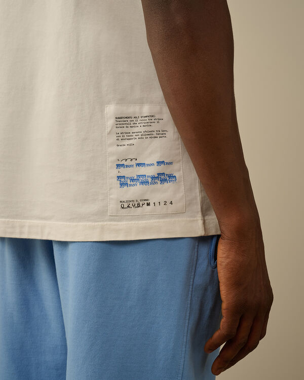 C.p. Company 24/1 Jersey Horizontal Logo T-Shirt GAUZE WHITE