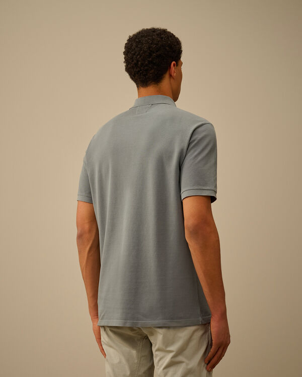 C.p. Company 24/1 Piquet Logo Polo STORMY WEATHER - BLUE