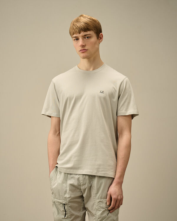 C.p. Company 30/1 Jersey Back Goggle T-Shirt BLUE FOX - GREY
