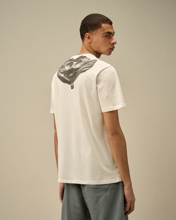 C.p. Company 30/1 Jersey Back Goggle T-Shirt GAUZE WHITE