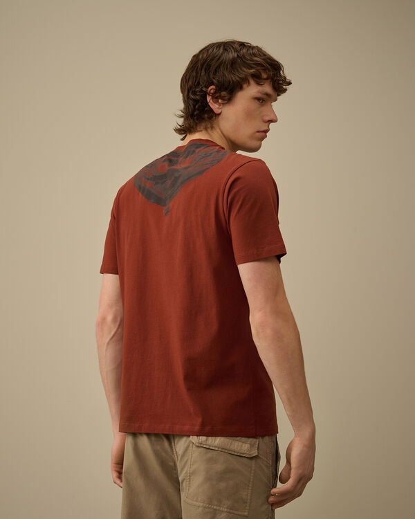 C.p. Company 30/1 Jersey Back Goggle T-Shirt SABLE - BROWN