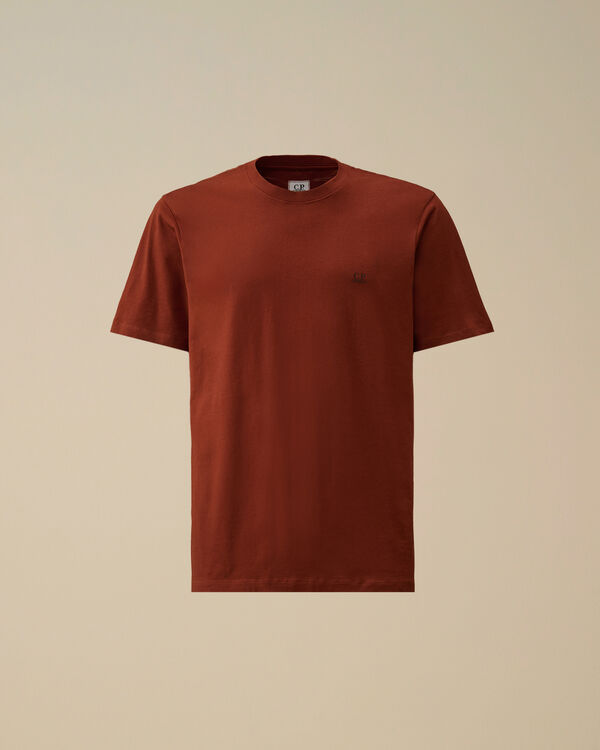 c.p. company 30/1 Jersey Back Goggle T-Shirt SABLE - BROWN