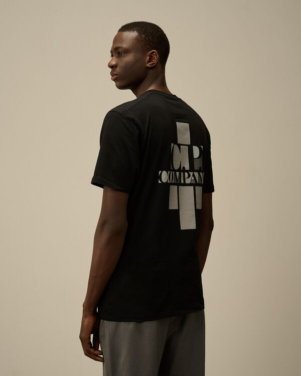 C.p. Company 30/1 Jersey British Sailor Logo T-Shirt BLACK