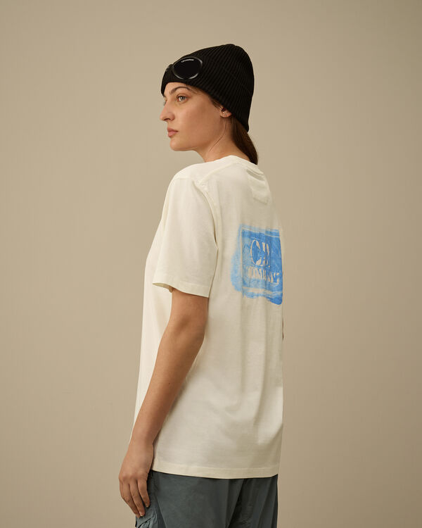 C.p. Company 30/1 Jersey Graphic Logo T-Shirt GAUZE WHITE