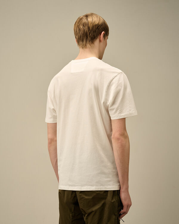 C.p. Company 30/1 Jersey Logo Label T-Shirt GAUZE WHITE