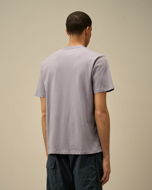 C.p. Company 30/1 Jersey Logo Label T-Shirt LAVANDER VIOLET