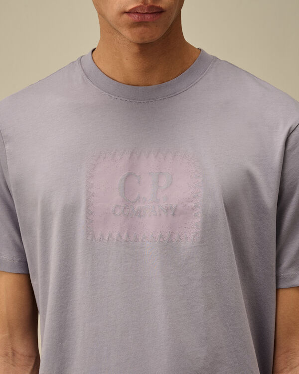 C.p. Company 30/1 Jersey Logo Label T-Shirt LAVANDER VIOLET