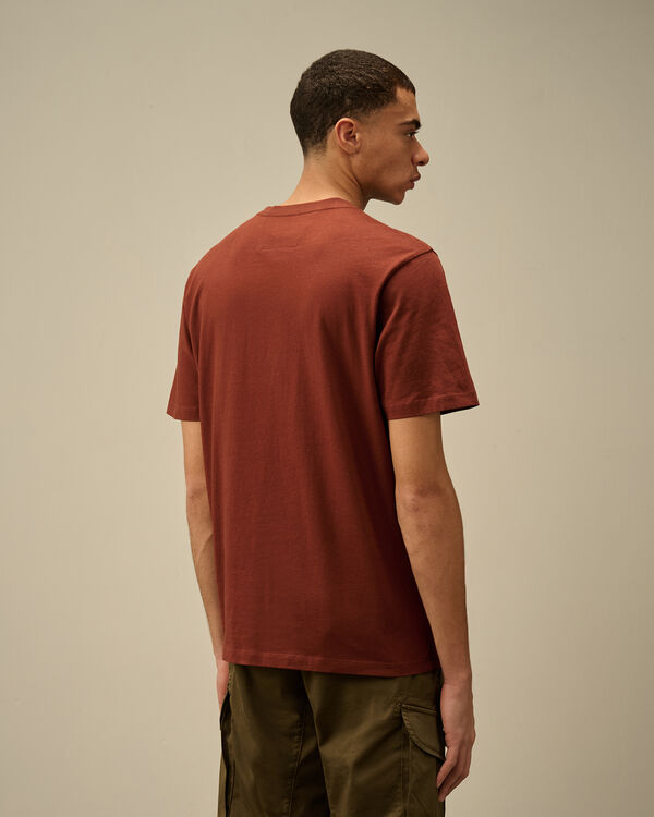 C.p. Company 30/1 Jersey Logo Label T-Shirt SABLE - BROWN
