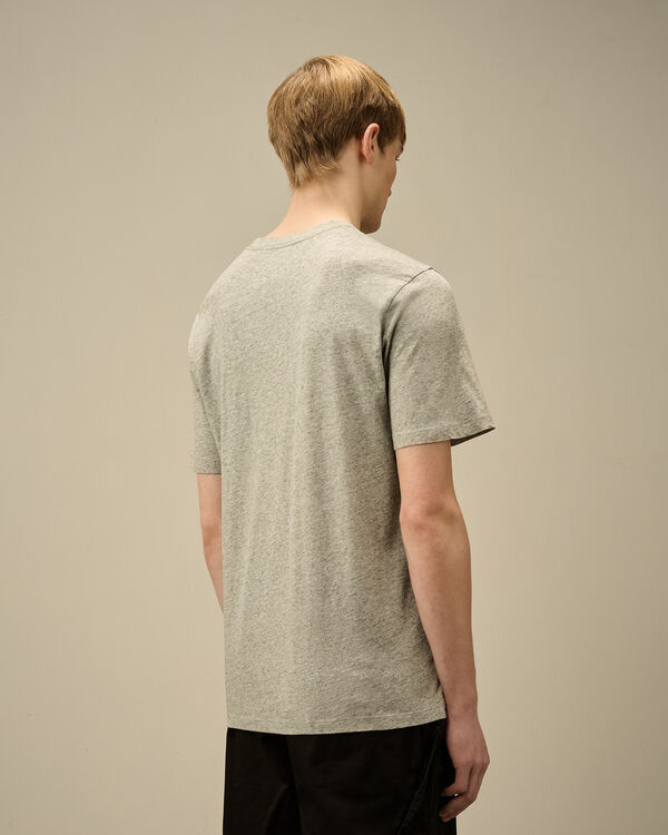 C.p. Company 30/1 Jersey Logo Patch T-Shirt GREYSTONE MELANGE - GREY