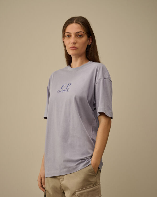 C.p. Company 30/1 Jersey Logo T-Shirt LAVANDER VIOLET