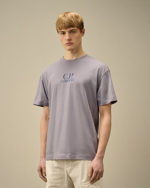C.p. Company 30/1 Jersey Logo T-Shirt LAVANDER VIOLET