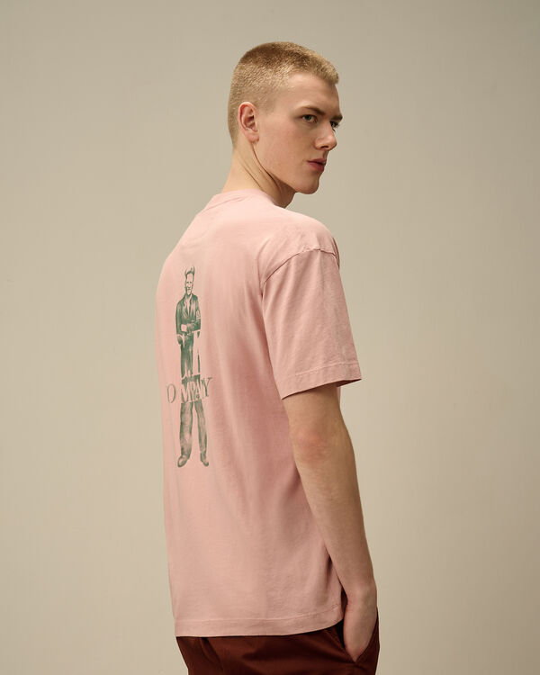 C.p. Company 30/1 Jersey Logo T-Shirt MISTY ROSE - PINK