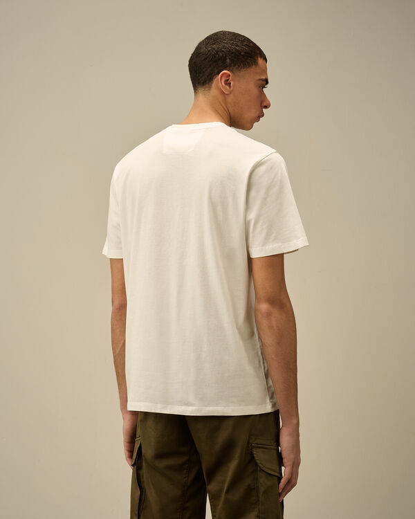 C.p. Company 30/1 Jersey Vertical Logo T-Shirt GAUZE WHITE