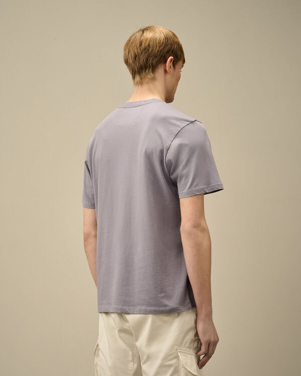 C.p. Company 30/1 Jersey Vertical Logo T-Shirt LAVANDER VIOLET