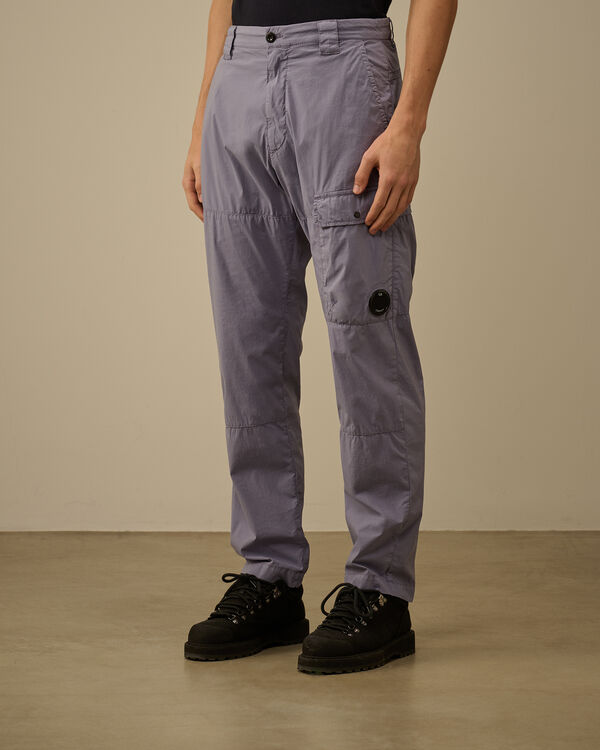 C.p. Company 50 Fili Stretch Back Zip Loose Cargo Pants LAVANDER VIOLET
