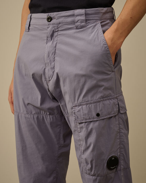 C.p. Company 50 Fili Stretch Back Zip Loose Cargo Pants LAVANDER VIOLET