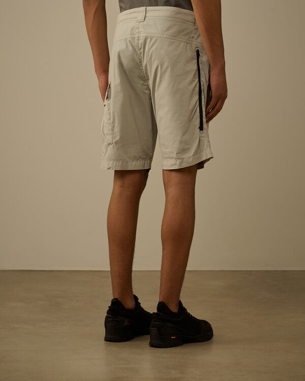 C.p. Company 50 Fili Stretch Cargo Shorts BLUE FOX - GREY