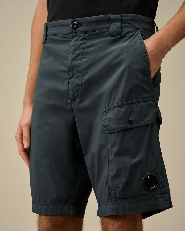 C.p. Company 50 Fili Stretch Cargo Shorts INDIA INK - BLUE