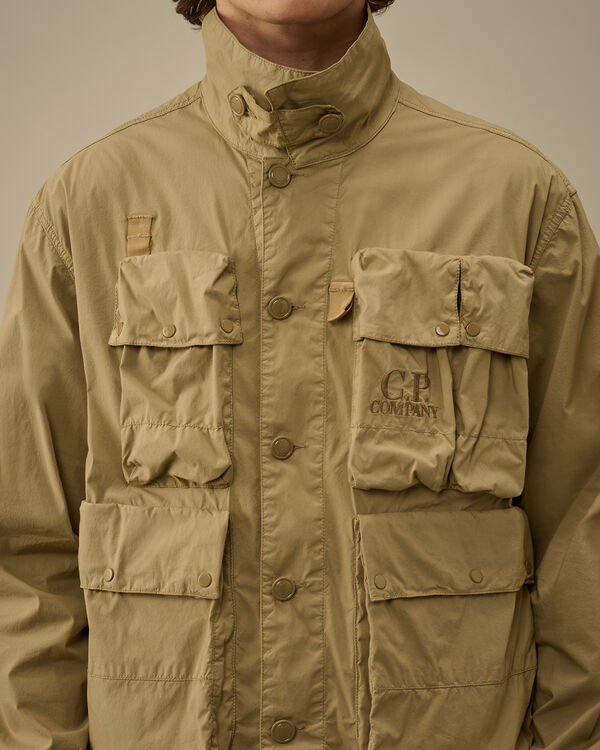 C.p. Company 50 Fili Stretch Short Multi-Pocket Jacket TREE HOUSE - BEIGE