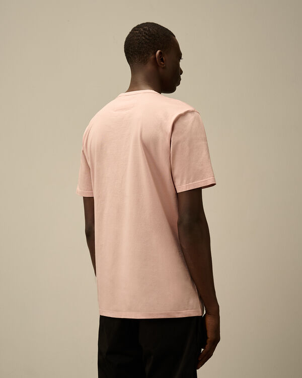 C.p. Company 70/2 Mercerized Jersey Logo Patch T-Shirt MISTY ROSE - PINK