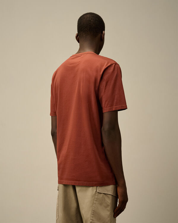 C.p. Company 70/2 Mercerized Jersey Logo Patch T-Shirt SABLE - BROWN