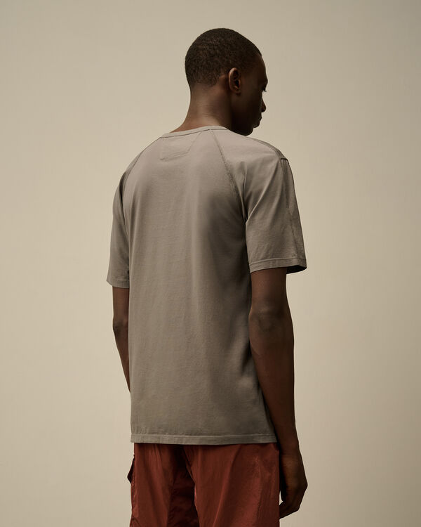 C.p. Company 70/2 Mercerized Jersey Printed Logo T-Shirt SMOKED PEARL - GREY
