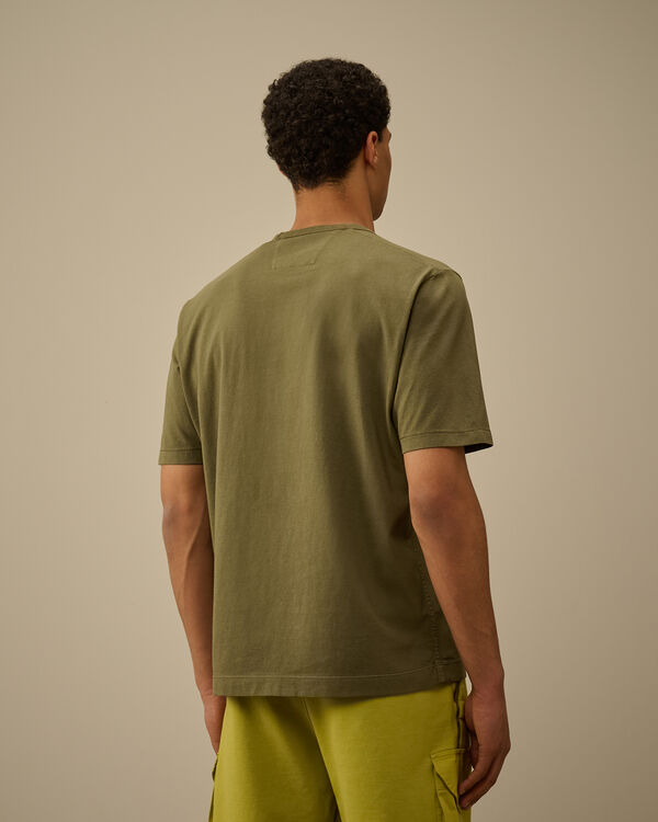 C.p. Company 1020 Jersey Logo T-Shirt THYME - GREEN