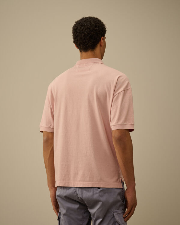 C.p. Company 20/1 Jersey Boxy Polo MISTY ROSE - PINK