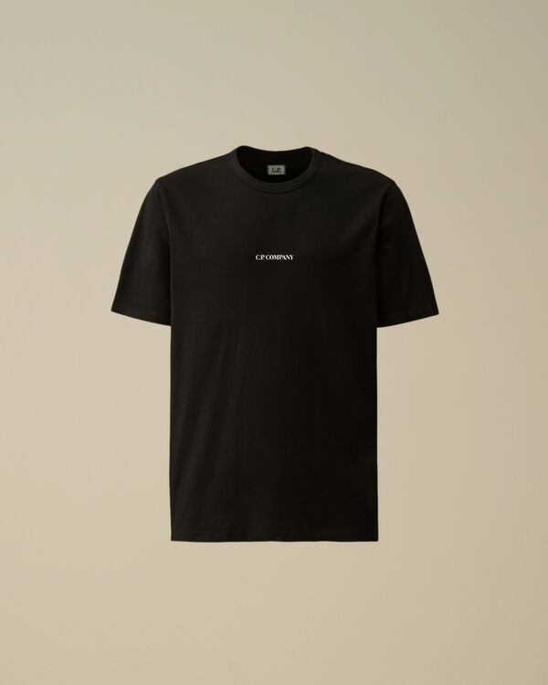 c.p. company 24/1 Jersey Logo T-Shirt BLACK