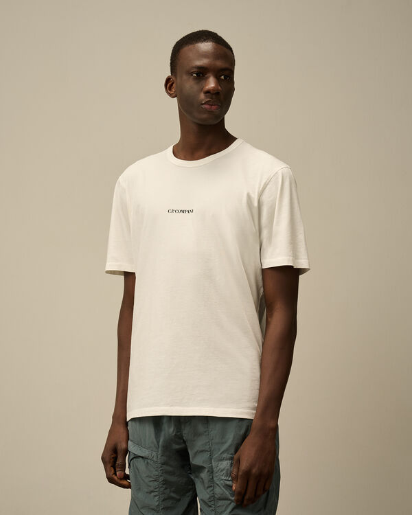 C.p. Company 24/1 Jersey Logo T-Shirt GAUZE WHITE