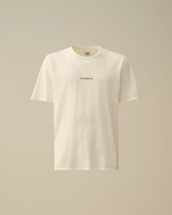 c.p. company 24/1 Jersey Logo T-Shirt GAUZE WHITE