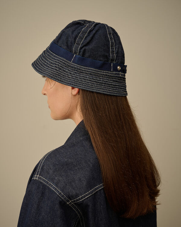 C.p. Company 3/1 Denim Bucket Hat DENIM - BLUE