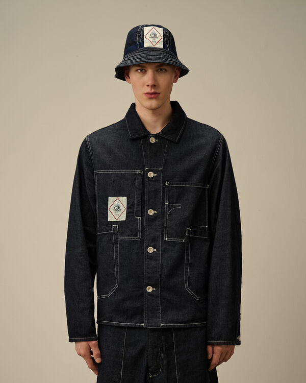 C.p. Company 3/1 Denim Chore Jacket DENIM - BLUE