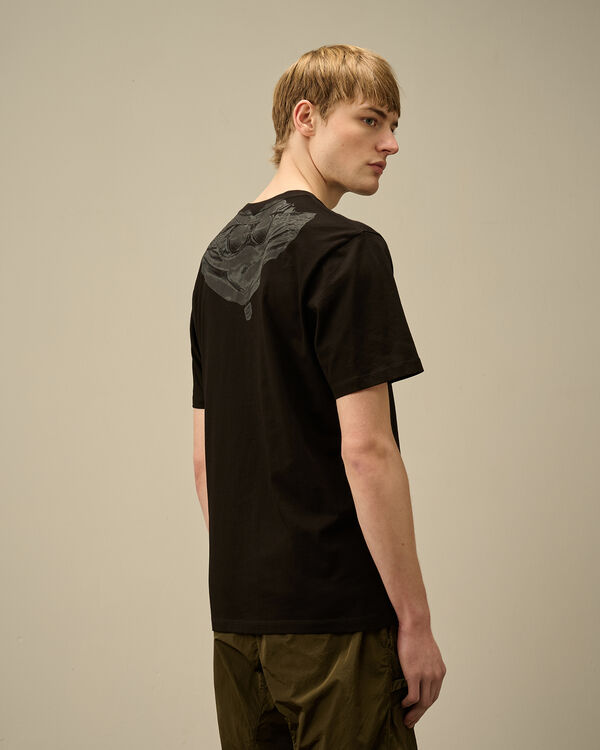 C.p. Company 30/1 Jersey Back Goggle T-Shirt BLACK