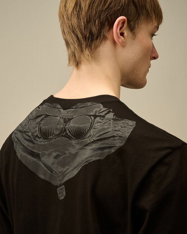 C.p. Company 30/1 Jersey Back Goggle T-Shirt BLACK