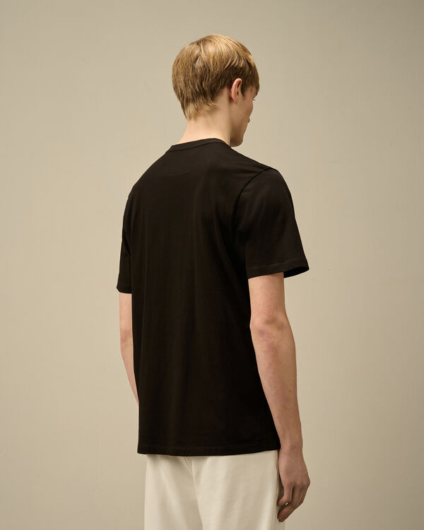C.p. Company 30/1 Jersey Logo Label T-Shirt BLACK