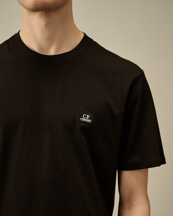 C.p. Company 30/1 Jersey Logo Patch T-Shirt BLACK