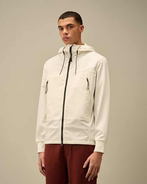 C.p. Company C.P. Shell-R Goggle Jacket GAUZE WHITE