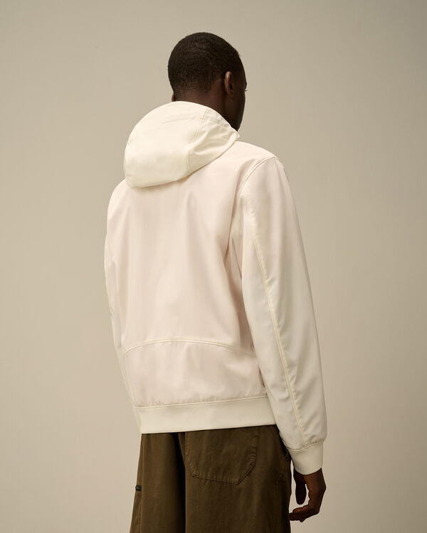 C.p. Company C.P. Shell-R Hooded Jacket GAUZE WHITE