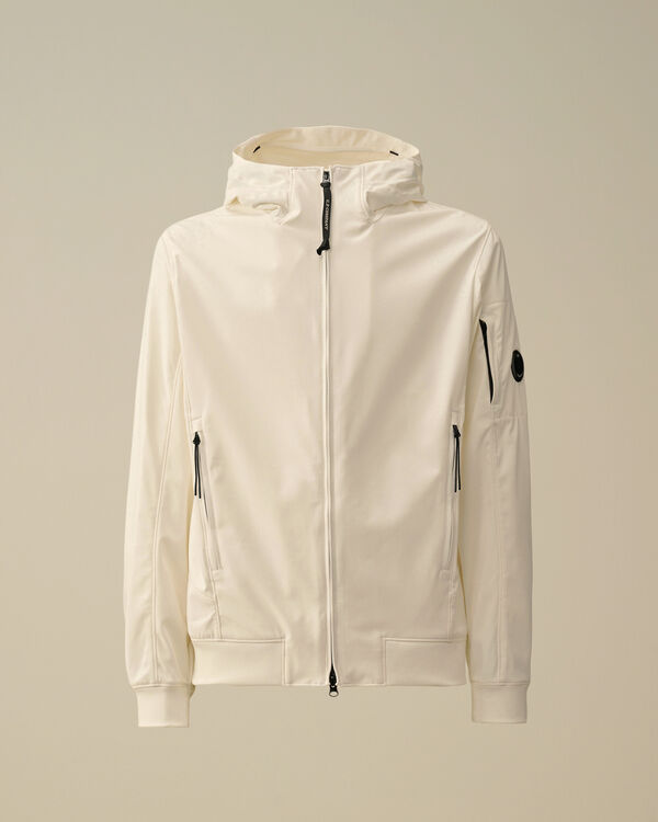 c.p. company C.P. Shell-R Hooded Jacket GAUZE WHITE