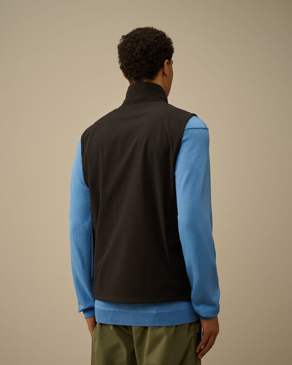 C.p. Company C.P. Shell-R Hooded Vest BLACK
