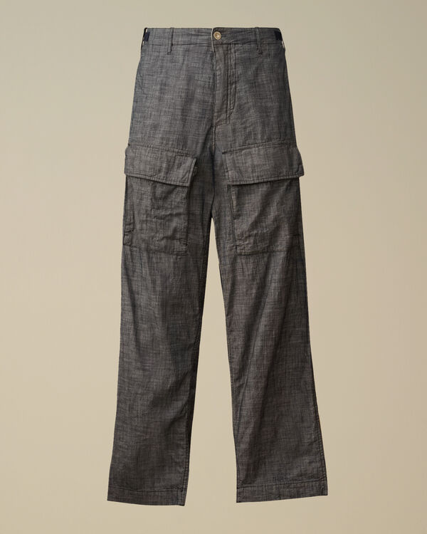 c.p. company Chambray Loose Cargo Pants DENIM - BLUE c.p. company Chambray Loose Cargo Pants DENIM - BLUE