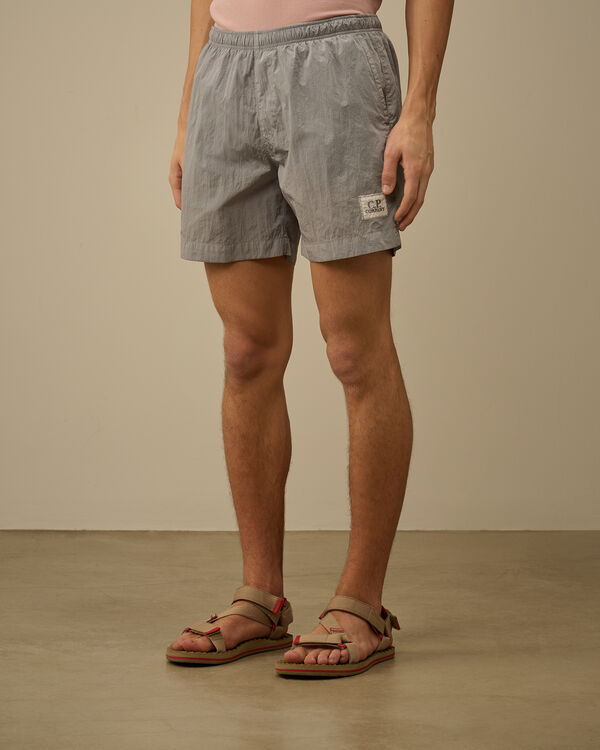 C.p. Company Chrome-E Swim Shorts LIMESTONE - GREY