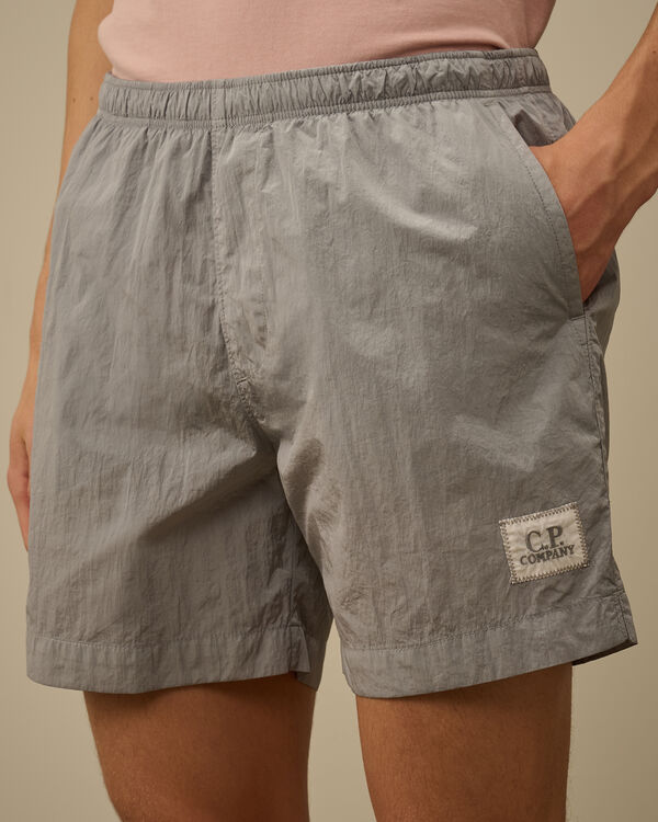 C.p. Company Chrome-E Swim Shorts LIMESTONE - GREY